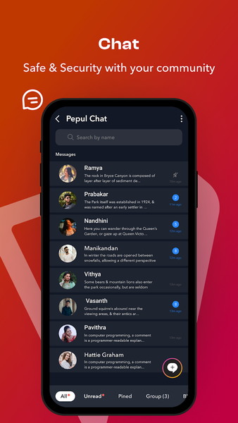 Pepul-Social Network app - عکس برنامه موبایلی اندروید