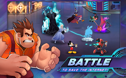 Disney Heroes: Battle Mode - Gameplay image of android game