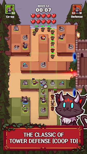 Coop TD - Gameplay image of android game
