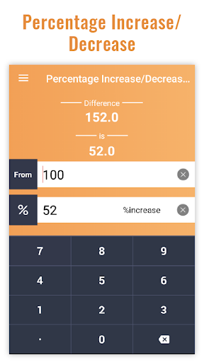 Percentage Calculator of Marks - Image screenshot of android app