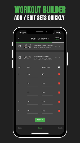 Fitwill Gym & Home Workout Log - عکس برنامه موبایلی اندروید