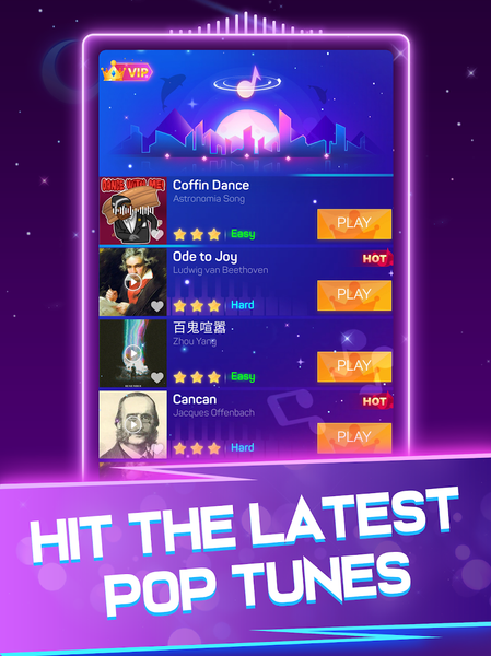 Magic Piano Rush - Music Star - Gameplay image of android game
