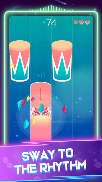 Magic Piano Rush - Music Star - Gameplay image of android game