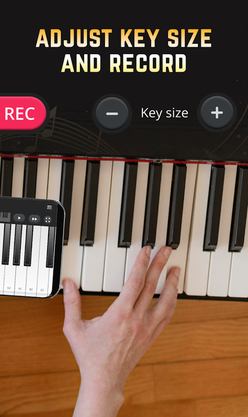 Learn Piano - Real Keyboard - عکس برنامه موبایلی اندروید