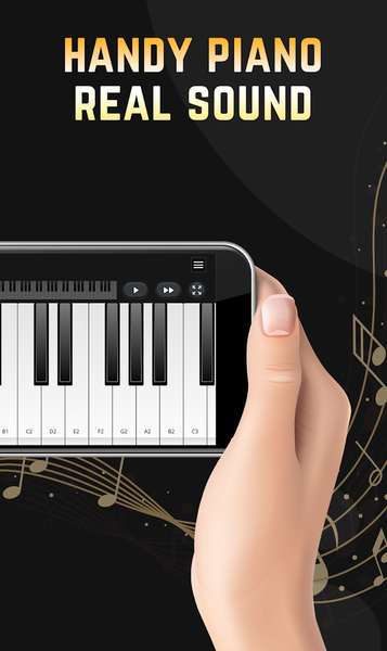 Learn Piano - Real Keyboard - عکس برنامه موبایلی اندروید