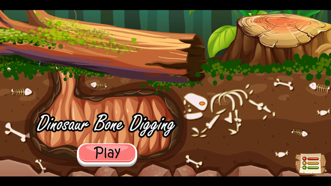 Dinosaur Bone Digging - Gameplay image of android game