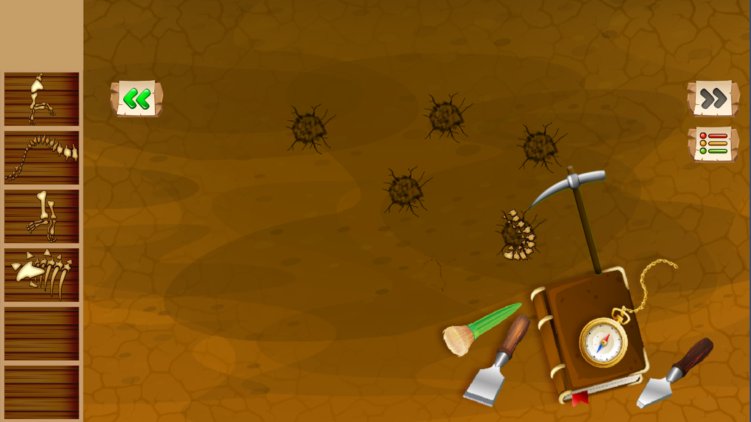 Dinosaur Bone Digging - عکس بازی موبایلی اندروید