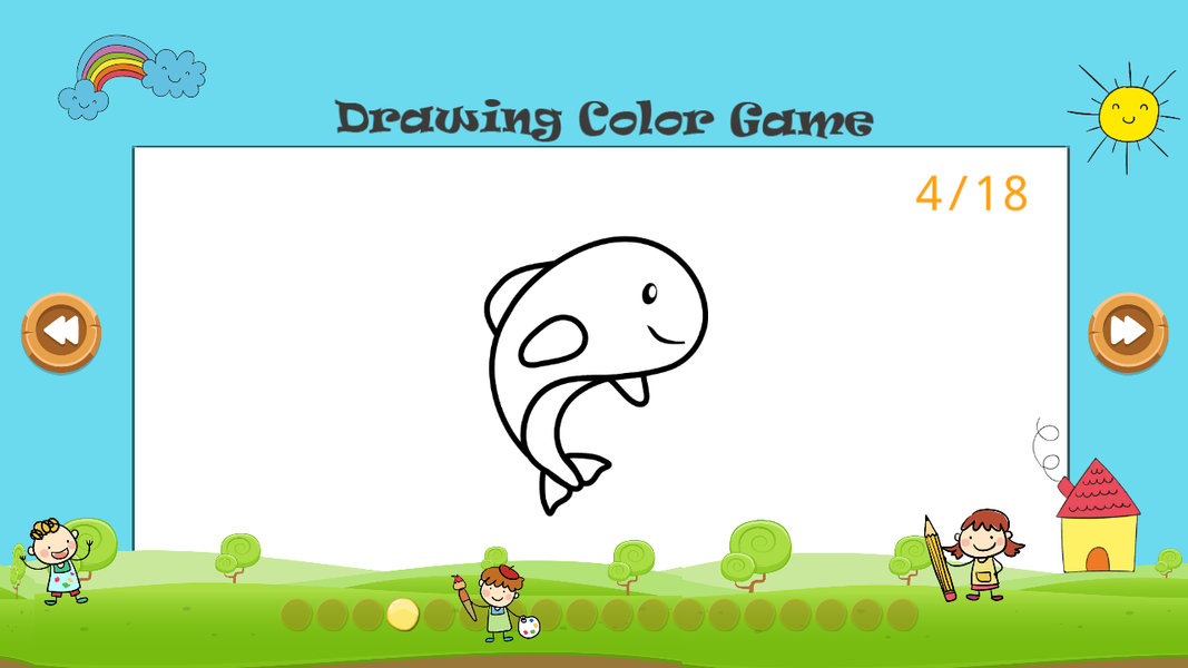 Drawing Color Game - عکس بازی موبایلی اندروید