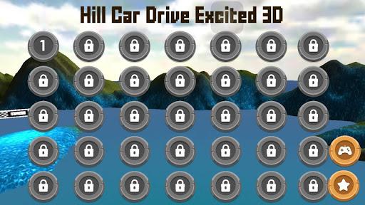 Car Hill Drive Excited 3D - Gameplay image of android game