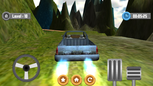 Car Hill Drive Excited 3D - Gameplay image of android game