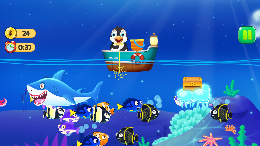 Sea Fishing Game - عکس بازی موبایلی اندروید