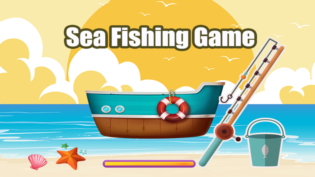 Sea Fishing Game - Gameplay image of android game