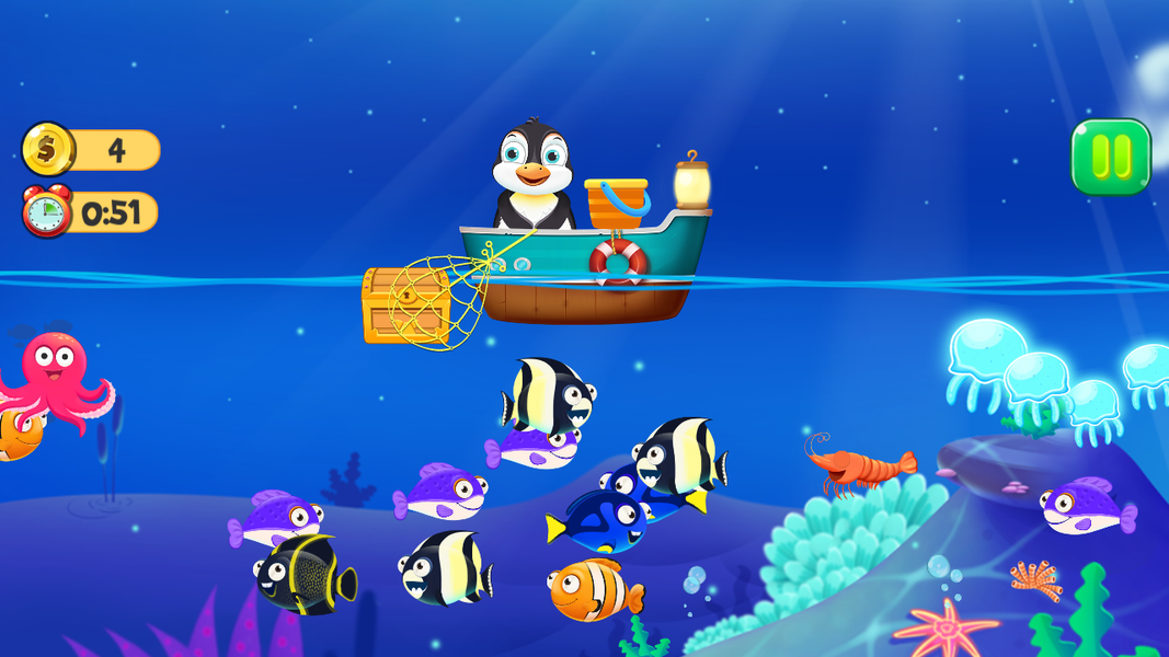 Sea Fishing Game - عکس بازی موبایلی اندروید