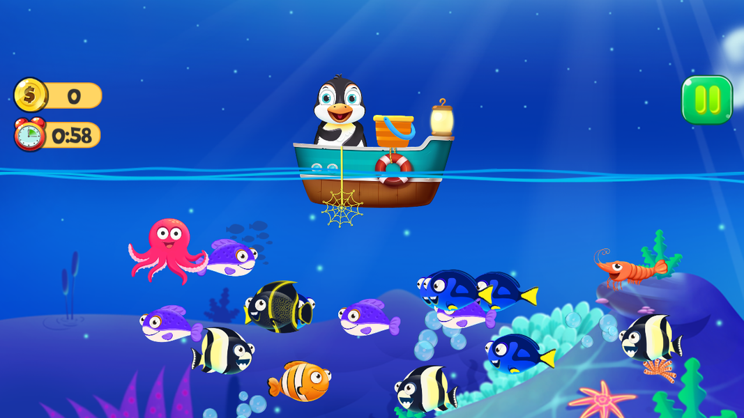 Sea Fishing Game - عکس بازی موبایلی اندروید