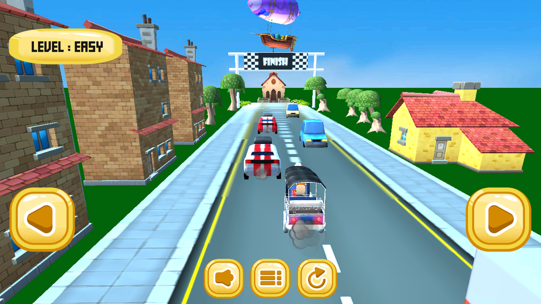 Tuk Tuk Racing Game - عکس برنامه موبایلی اندروید