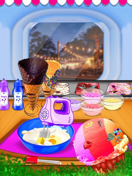 Ice Cream Diary - Cooking Game - عکس برنامه موبایلی اندروید