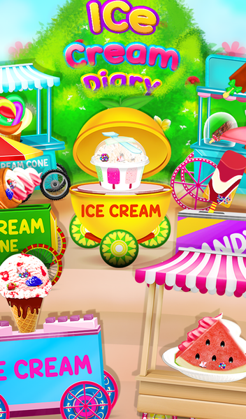 Ice Cream Diary - Cooking Game - عکس برنامه موبایلی اندروید