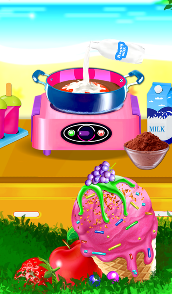 Ice Cream Diary - Cooking Game - عکس برنامه موبایلی اندروید