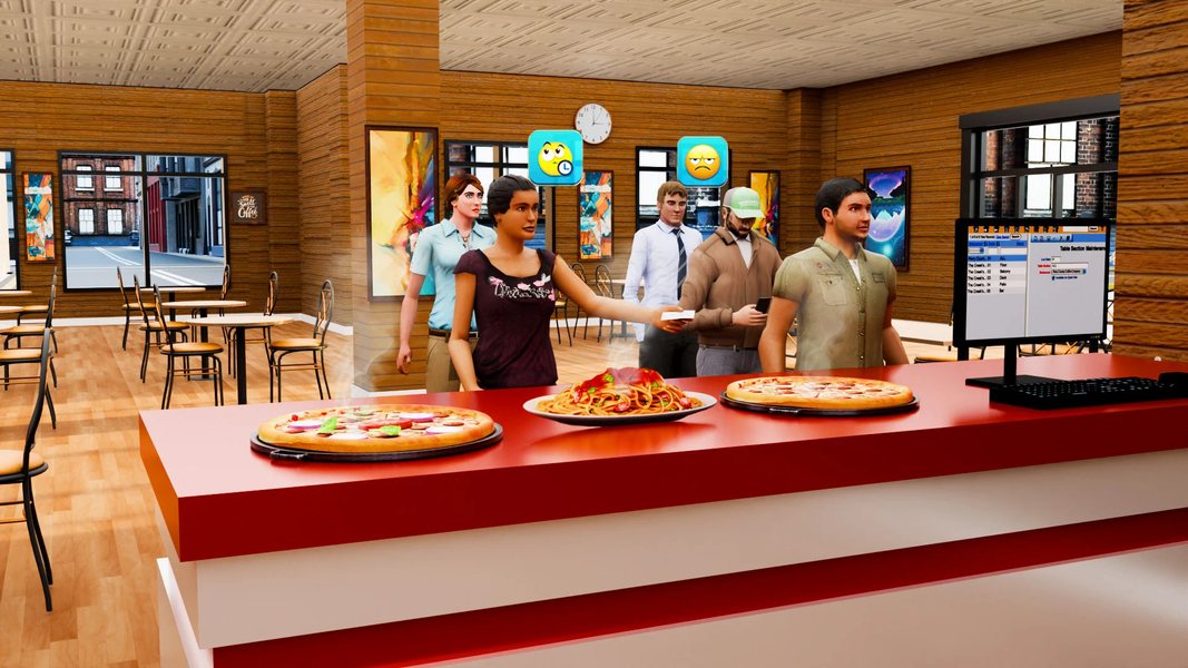 My Cafe World Owner Simulator - Gameplay image of android game