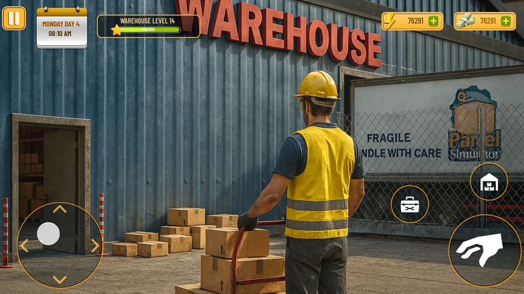 Parcel Delivery Simulator 3D - Gameplay image of android game