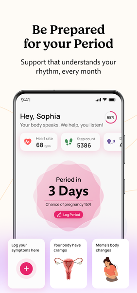 FemVerse AI Period & Pregnancy - عکس برنامه موبایلی اندروید