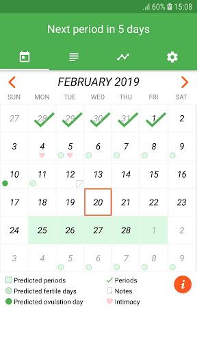 Period Tracker - Image screenshot of android app