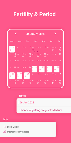 My Period Tracker - Image screenshot of android app