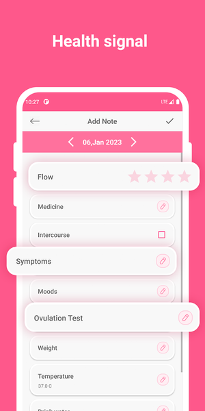 My Period Tracker - Image screenshot of android app