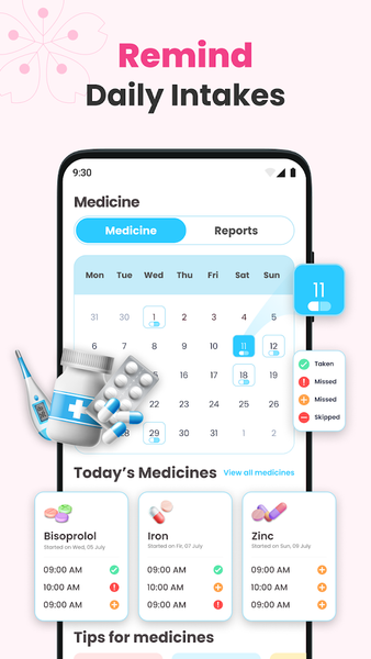 Period Tracker Ovulation Cycle - عکس برنامه موبایلی اندروید