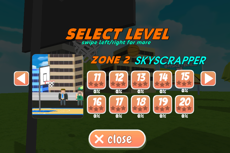 Basketball Hoops Challenge - عکس برنامه موبایلی اندروید