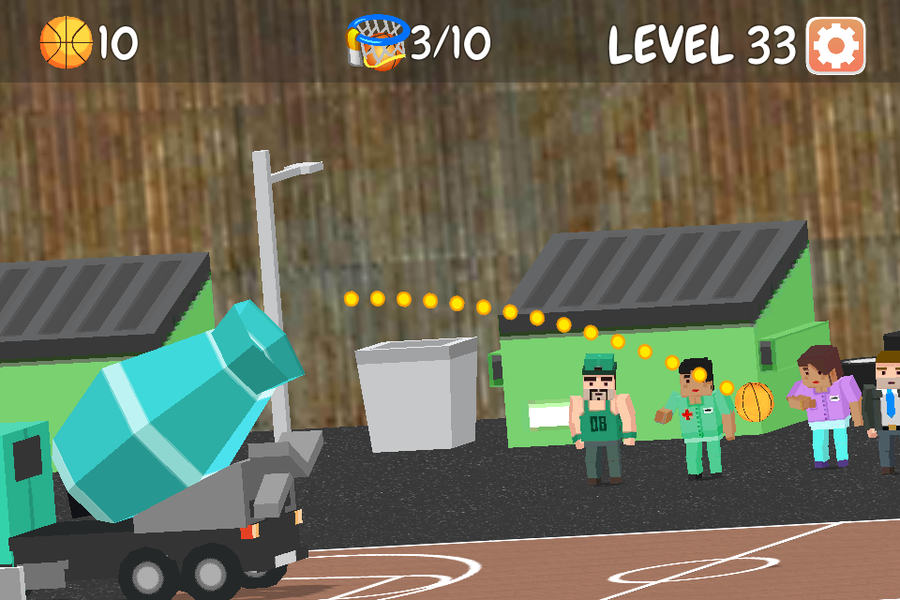 Basketball Hoops Challenge - عکس برنامه موبایلی اندروید