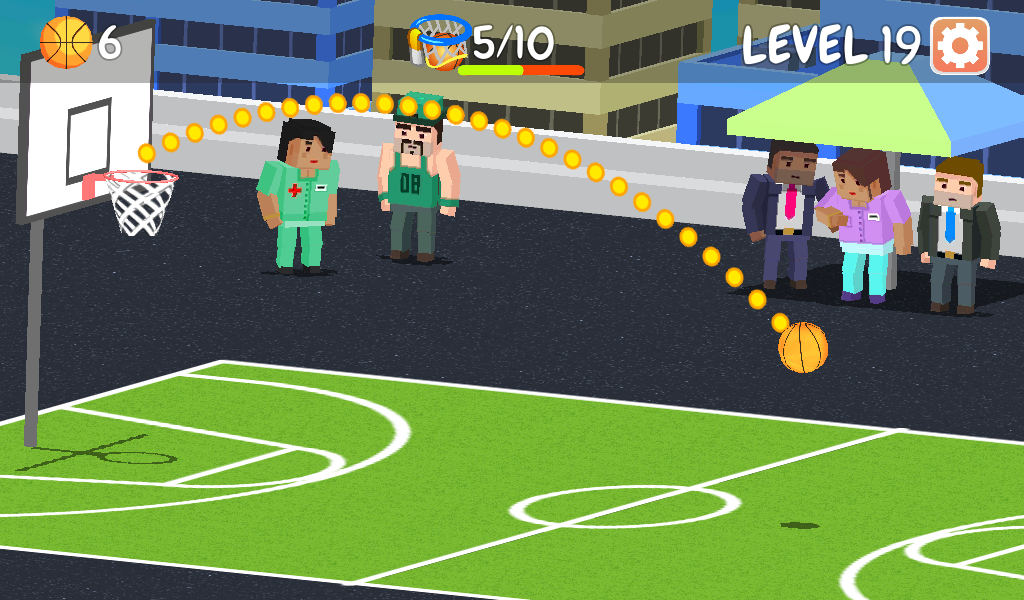 Basketball Hoops Challenge - عکس برنامه موبایلی اندروید