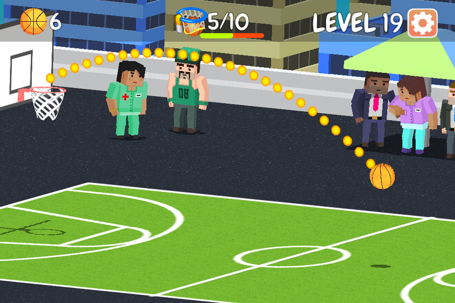 Basketball Hoops Challenge - عکس برنامه موبایلی اندروید