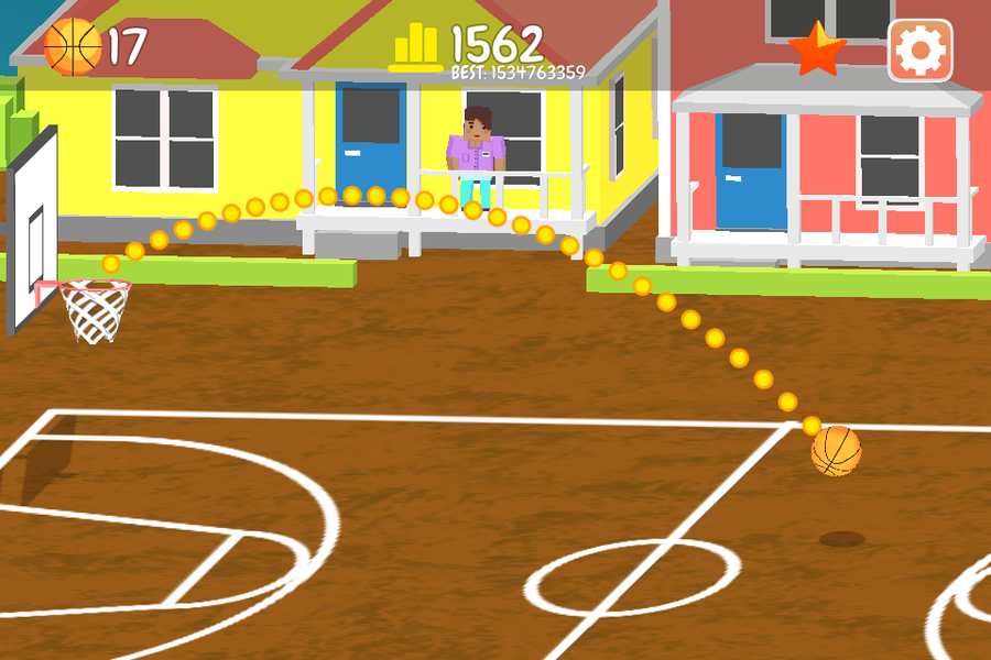 Basketball Hoops Challenge - عکس برنامه موبایلی اندروید