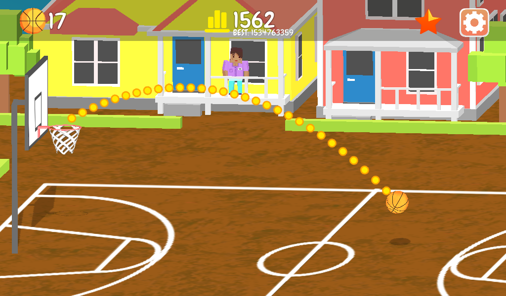 Basketball Hoops Challenge - عکس برنامه موبایلی اندروید