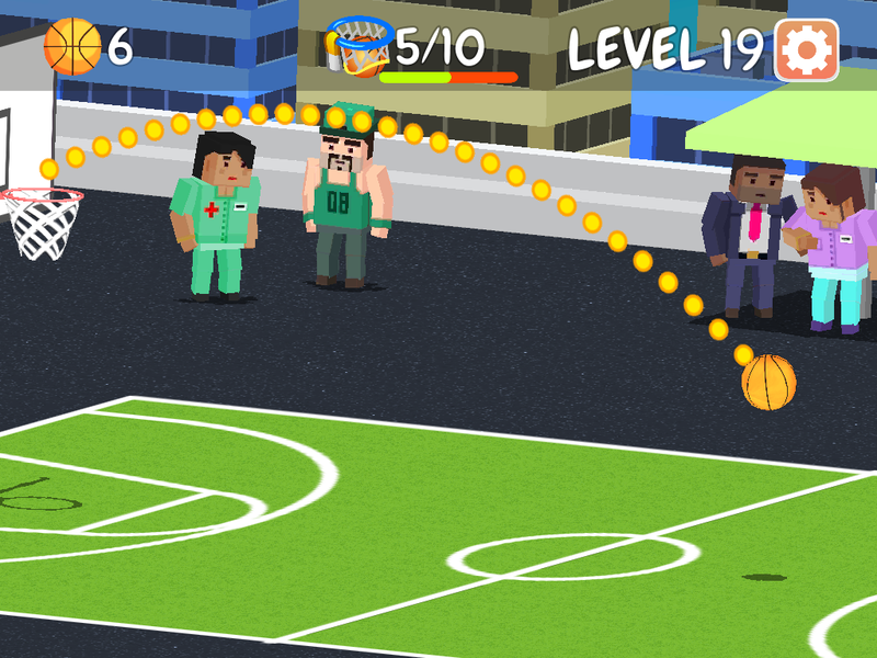 Basketball Hoops Challenge - عکس برنامه موبایلی اندروید