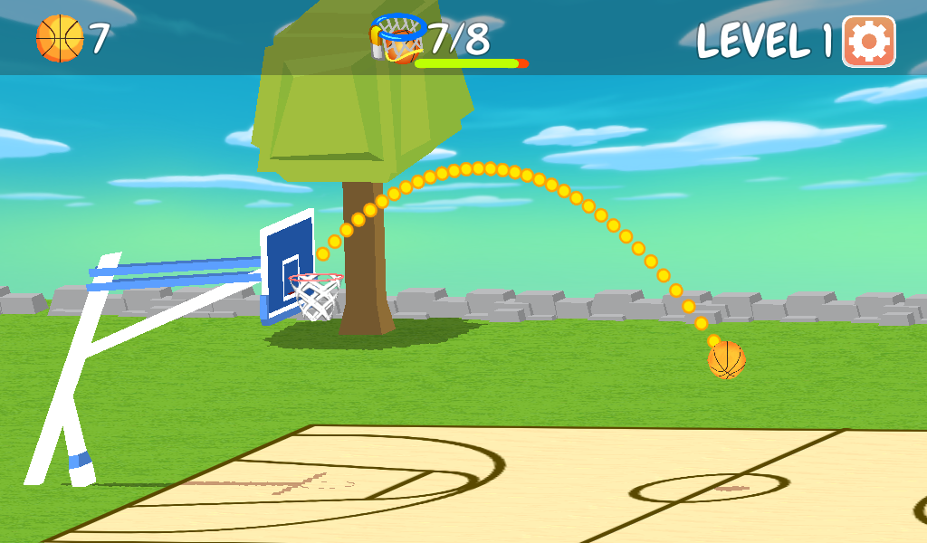 Basketball Hoops Challenge - عکس برنامه موبایلی اندروید