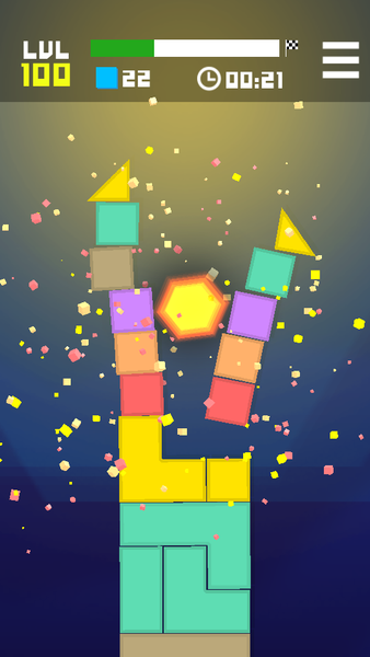Hexagon Tower Balance Blocks - عکس بازی موبایلی اندروید
