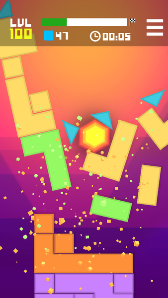 Hexagon Tower Balance Blocks - عکس بازی موبایلی اندروید