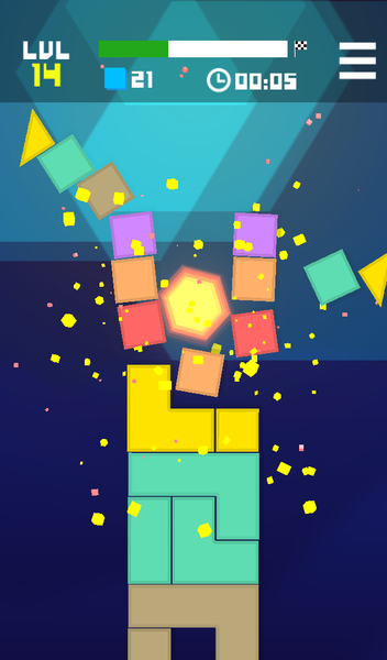 Hexagon Tower Balance Blocks - عکس بازی موبایلی اندروید