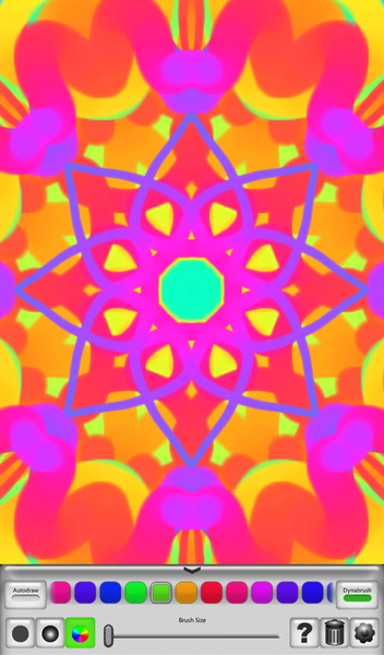 Kaleidoscope Painter - عکس برنامه موبایلی اندروید