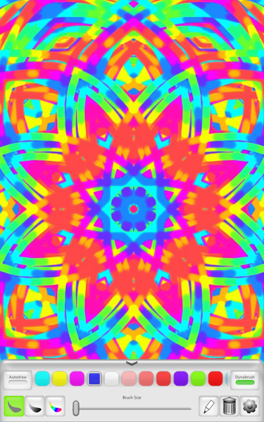 Kaleidoscope Painter - عکس برنامه موبایلی اندروید