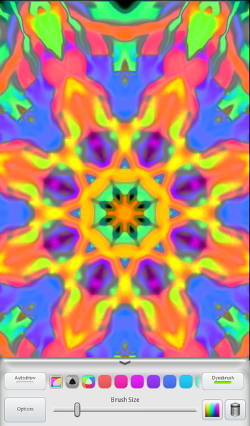 Kaleidoscope Painter - عکس برنامه موبایلی اندروید