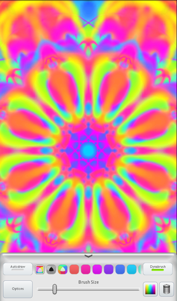 Kaleidoscope Painter - عکس برنامه موبایلی اندروید