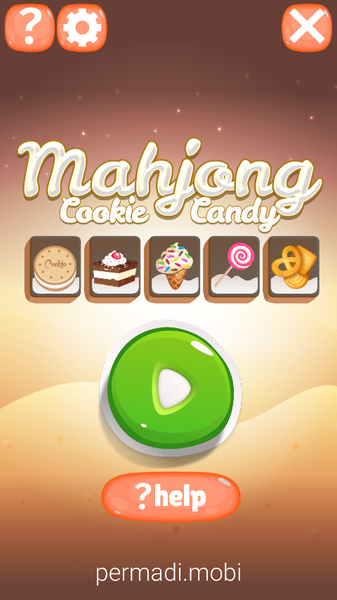 Mahjong Cookie & Candy Towers - Gameplay image of android game