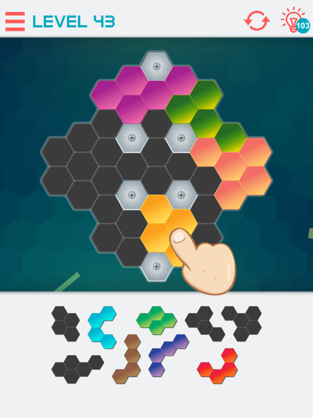 Hexagon Graph: Geometry Puzzle - عکس بازی موبایلی اندروید