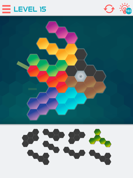 Hexagon Graph: Geometry Puzzle - عکس بازی موبایلی اندروید