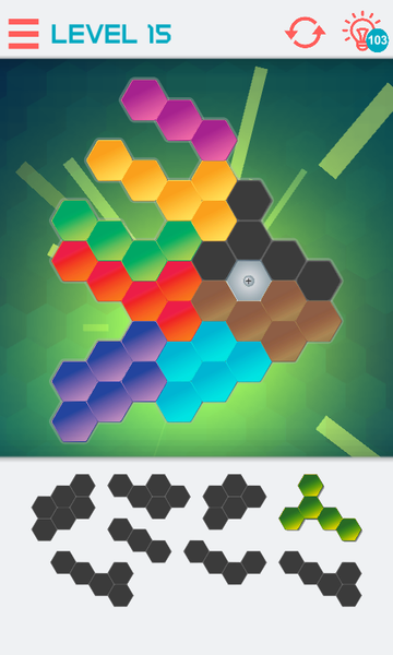 Hexagon Graph: Geometry Puzzle - عکس بازی موبایلی اندروید