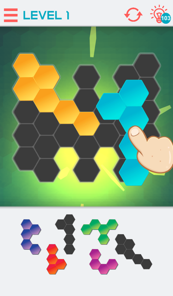 Hexagon Graph: Geometry Puzzle - عکس بازی موبایلی اندروید