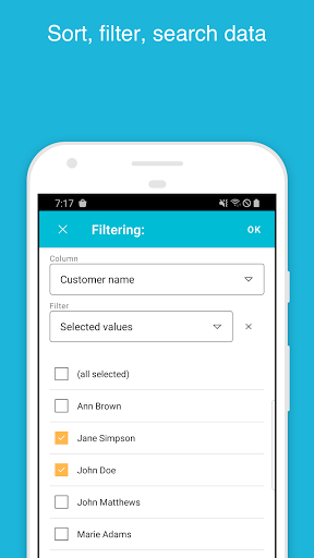 MobiDB Database - Manage work, business, hobby - عکس برنامه موبایلی اندروید